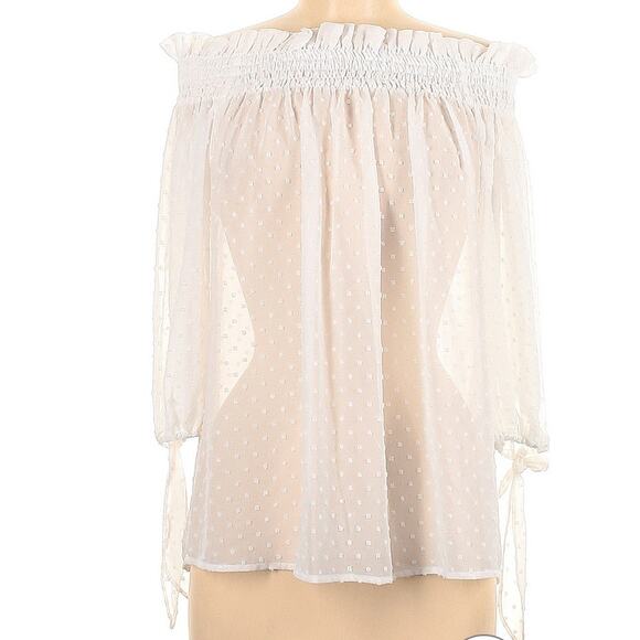 Beach Riot swiss dot off shoulder top - Picture 1 of 5